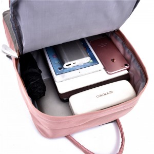 HD0827 - Tilpasselige børn vandtætte lærred Skolerygsæk