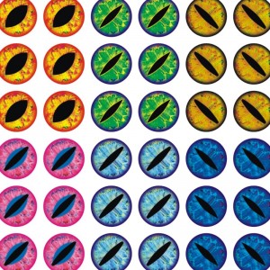 Fiskeri lokke øje, epoxy kuppelformet fisk øje