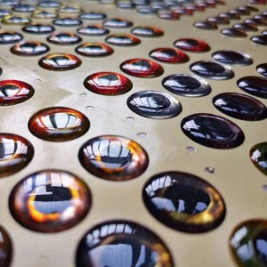 Fiskeri lokke øje, epoxy kuppelformet fisk øje