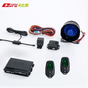 to-vejs hopping kode lcd fjernbetjening bilsikkerhed auto alarmsystem