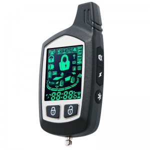 To-vejs LCD-køretøjets bilalarmkodegribere og fjernbetjening uden nøglefri adgang