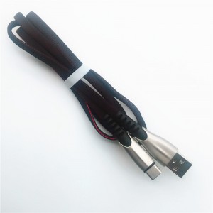 KPS-1001CB Engros høj kvalitet 3ft stærk c-type USB-opladning og synkroniseringskabel