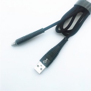 KPS-1003CB 8pin Nyt design 1M havfrue 2A hurtigladning usb datakabel til iphone