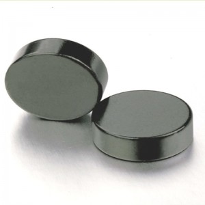 Epoxyovertrukket sort neodymiumrørsmagnet
