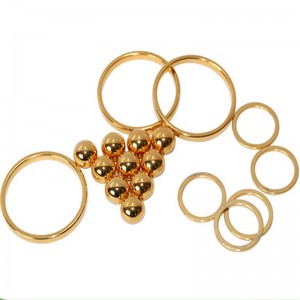 Guldfarvet permanent neodymmagnet i høj kvalitet