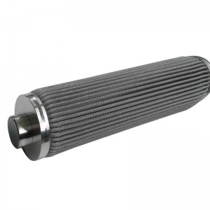 50Micron rustfrit stål plisseret vandfilterlys