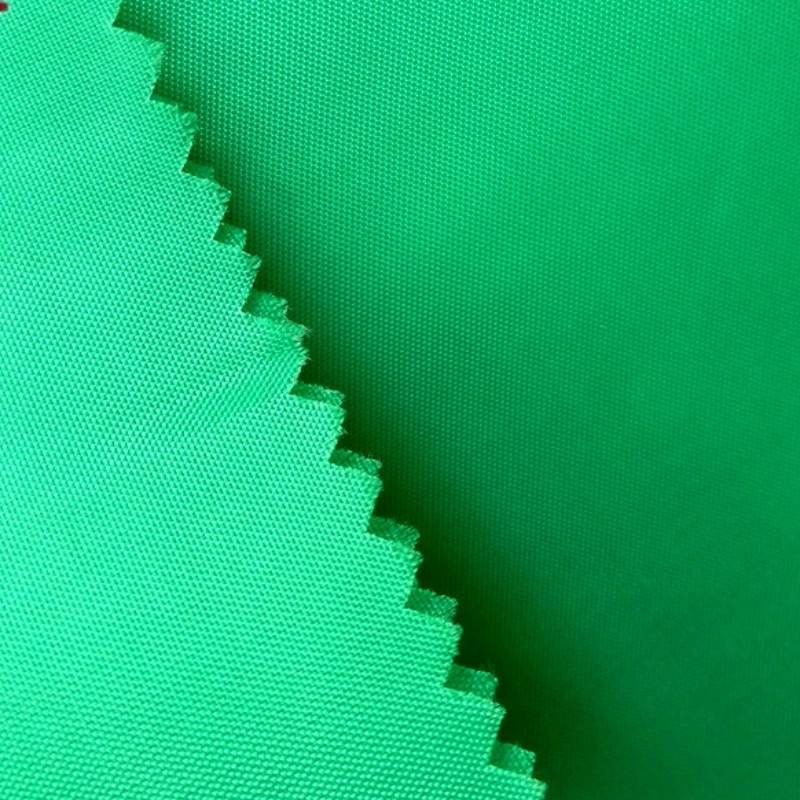 Polyester regnfrakke stof PVC belægning 210T taft stof til beklædning tekstil
