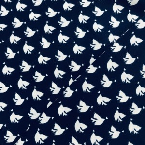 Vævet chiffon kjole spottrykt tøj stof engros