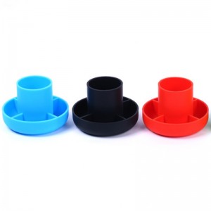 Silikone penbeholder rundt multifunktions penrør mad silicagel desktop kontorartikler modtagelse og møbler