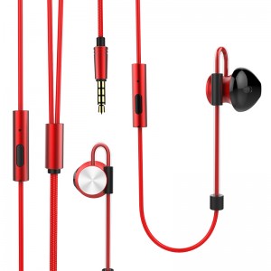 Magnetisk absorbere stereolydkvalitet HiFi kablet hovedtelefon