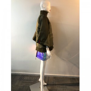 DAMES BAT-ERMEfrakke i KHAKI RLWPC0043