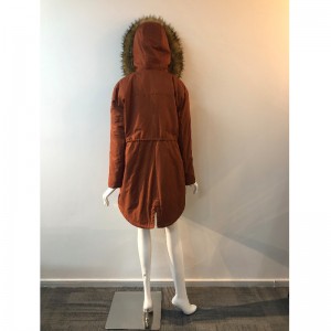 DAMES HOODED COAT RLWPC0045