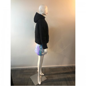 DAMES PUFFERLAK I SORT RLWPC0057