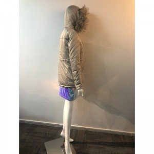 DAMES CHAMPAGNE HOODED COAT RLWPC0059