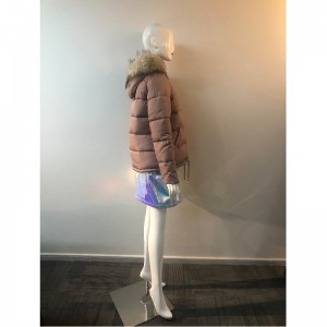 DAMES CHAMPAGNE HOODED COAT RLWPC0061