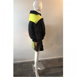 DAMES WIDE-COLLAR PUFFER COAT RLWPC0084