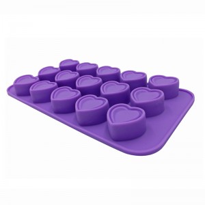 Sweet Love Silikon Heart Shape Chokoladeformer