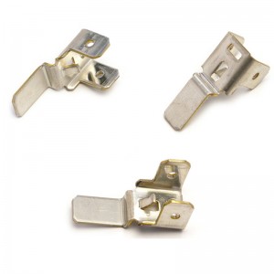 OEM stempling metalfjederstålklemme terminal
