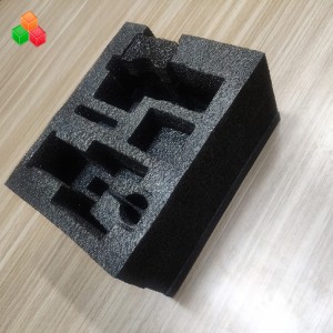 høj kvalitet tilpasset formstansskåret pakning epe indre skum stødfast farverig epe skumindsats til vinflaskeemballage