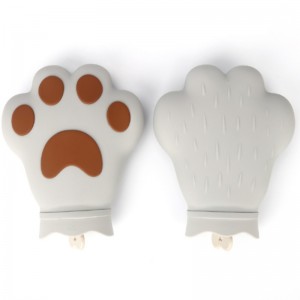 Silikon varmtvandspose mini anti-eksplosion uld fløjls varm håndtaske