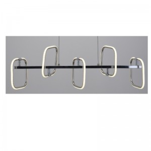 LED pendellampe med firkantet aluminiumsstrimmel