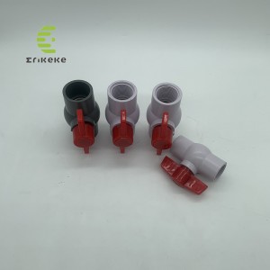 Højtryks sanitær 3 stykke kugleventil