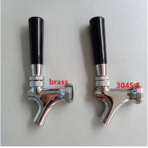 304 Rustfrit stål amerikansk trækøl øl dispenser tap