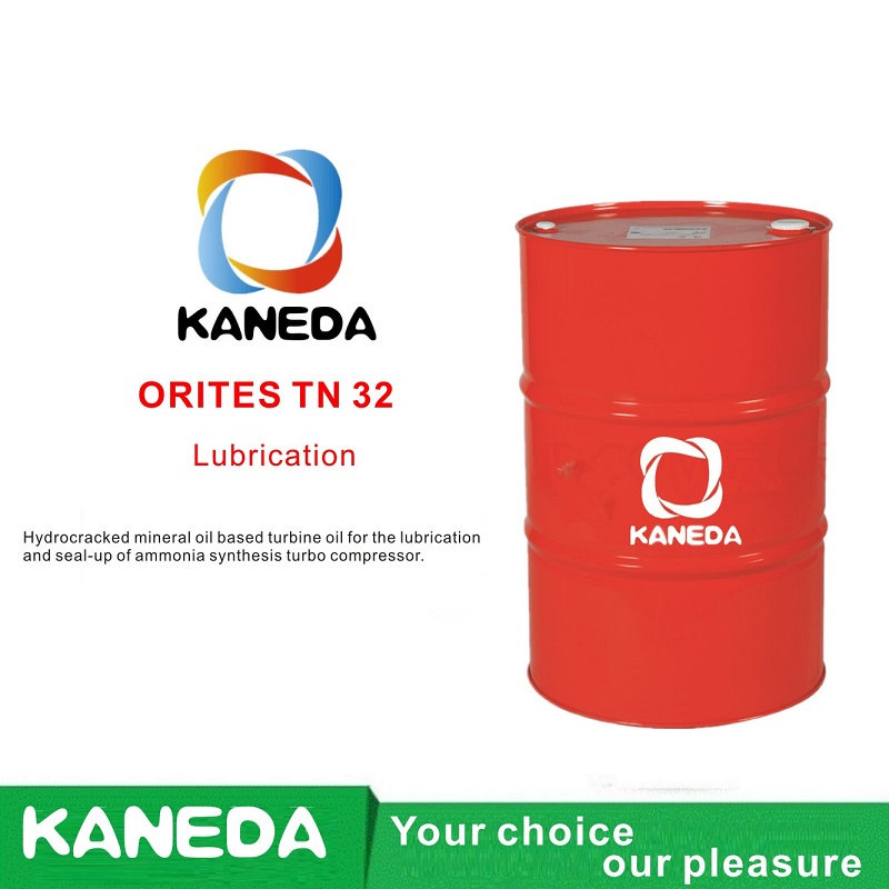 KANEDA ORITES TN 32 Hydrokrakket mineraloliebaseret turbinolie til smøring og forsegling af ammoniaksynteseturbo-kompressor.