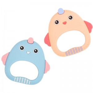 Silikone baby tyggegummi sød kylling tyggegummi anti-bid hånd appease molarer legetøj mødre og spædbørn produkter