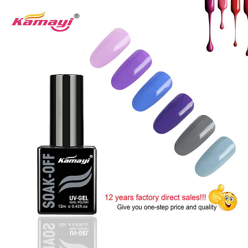Kamayi Custom Private Label Nail Salon 72 farver Akryl Gel neglelak Blødgør Semi Permanent Uv Gel Polish til engros