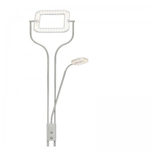 LED højspænding mor \u0026 søn gulvlampe med firkantet LED-panel