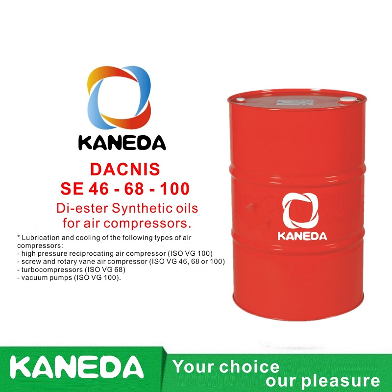 KANEDA DACNIS SE 46 - 68 - 100 Diesterester Syntetiske olier til luftkompressorer.