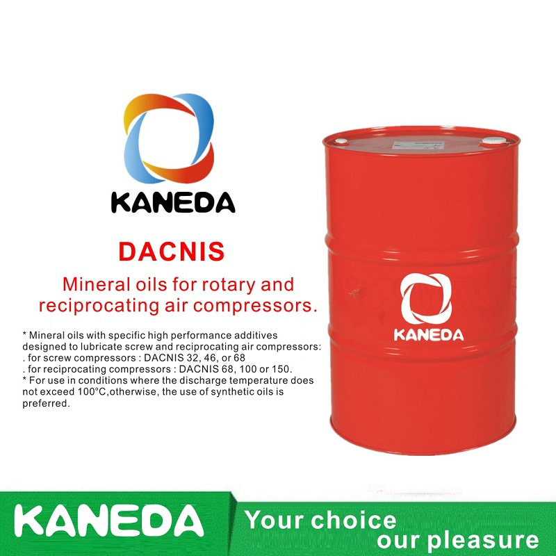 KANEDA DACNIS Mineralolier til roterende og frem- og tilbagegående luftkompressorer