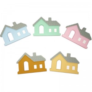 Nyt silikonegummi varmt populært silikoneprodukt baby molarer gummi brystvorte kæde