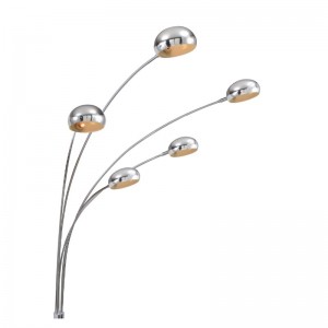 Moderne gulvlampe med marmorbund