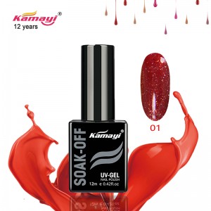 Kamayi oem brugerdefineret 12 ml Neon gel polsk perle farveserie uv ledet gel polsk langvarig neglegel til engros