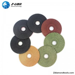 Z-LION ZL-123C Harpiks våd diamant Fleksibel poleringspuder til stenprojekter