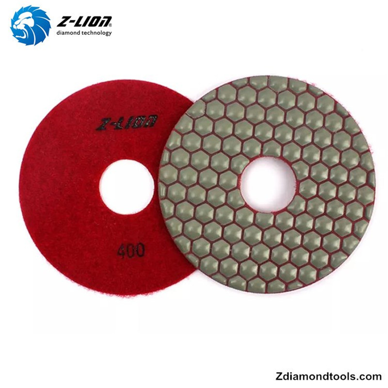 ZL-123D Resin Dry Concrete Polishing Pads for Stone, Beton Tools