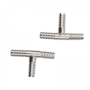 Messingslange Barb Tee 3-vejs ølslangefittingsbeslag