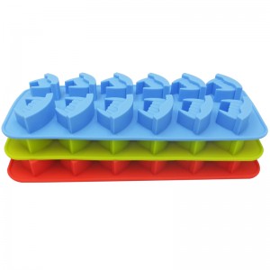 12 sjove eksisterende form silikone chokoladeform