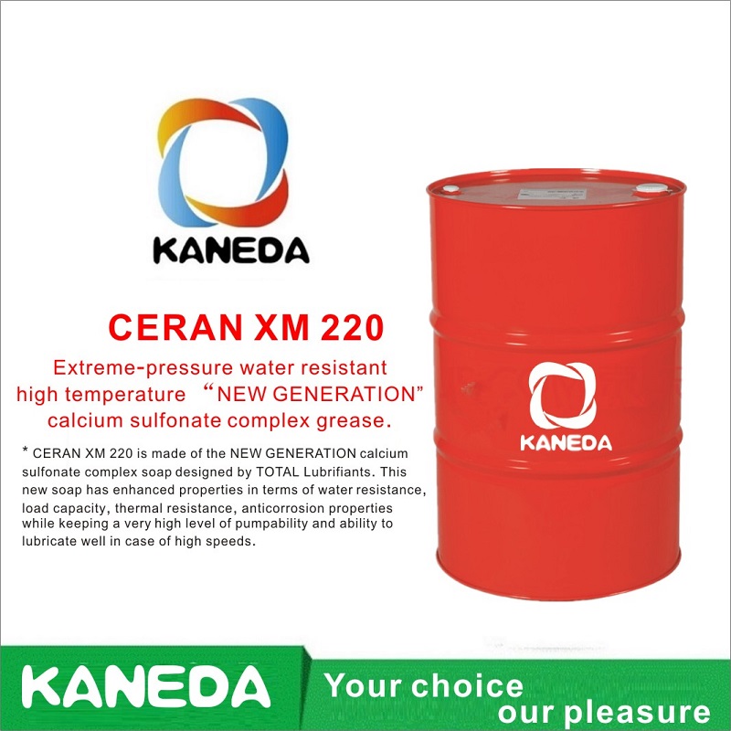 KANEDA CERAN XM 220 Ekstremt tryk vandtæt højtemperatur “NY GENERATION” calciumsulfonatkompleks fedt.