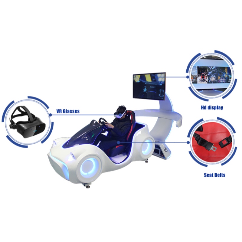 VR Racing Global hot-salg temapark udstyr tre-akslet 3DOF
