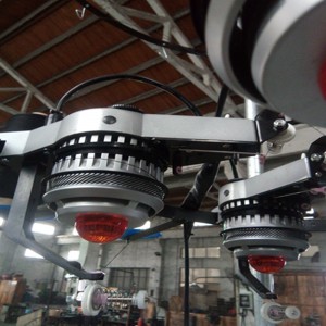 Producent sports nylon dobbelt trøje knæ pad maskine