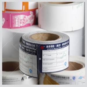 Fremragende farvemætning stålstang hænger tags høj temperatur tags