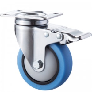 Medium Duty  8212; kromforgyldt kabinet med Orange TPE-hjul