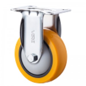 Medium Duty - Belagt indeslutning med Orange TPE-hjul