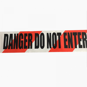 Fabrikspris engrosfri prøve PE Sikkerhedsadvarsel gul tape