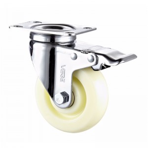 Medium duty - Zinkplader indeslutning med PP-hjul