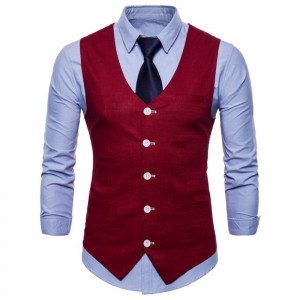 100% Polyester Vævet vest / Waistcoats