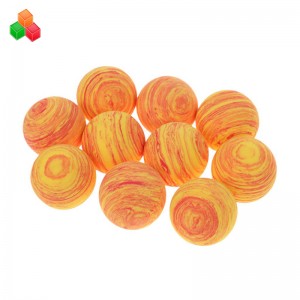 Nyt produkt eva skumkugle i høj kvalitet tilpasset størrelse trykt blødt evaskum kugler til golf \/ massage \/ legeplads